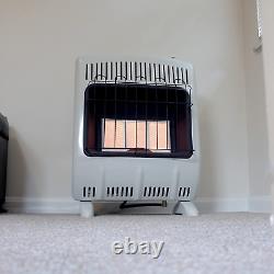 Corporation Vent-Free 20,000 BTU Radiant Natural Gas Heater, Multi, White