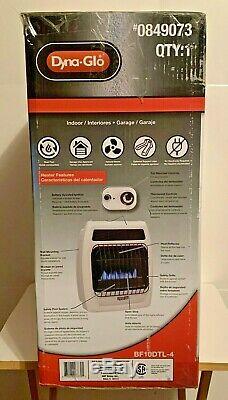 Dyna-Glo 10,000 BTU Propane Or Natural gas Blue Flame Vent Free Wall Heater
