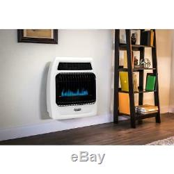 Dyna-Glo 20,000 BTU Blue Flame Vent Free Natural Gas Thermostatic Wall Heater