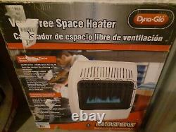 Dyna-Glo 20,000 BTU Natural Gas Blue Flame Vent Free Wall Heater. New open box