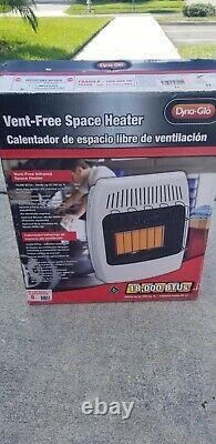 Dyna-Glo 24White Infrared Vent Free Propane Gas Wall Heater 18,000 BTU. NEW