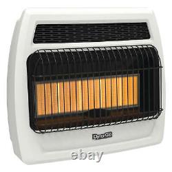 Dyna-Glo 30000 BTU Natural Gas Infrared Vent Free Thermostatic Wall Heater Home