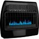 Dyna-glo 30,000 Btu Blue Flame Vent Free Thermostatic Garage Heater Black