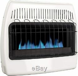 Dyna-Glo 30,000 BTU Natural Gas Blue Flame Vent Free Wall Heater White