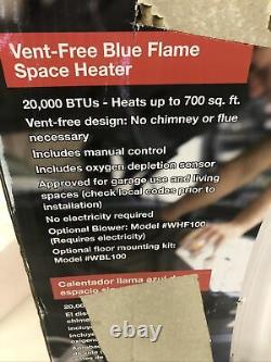 Dyna-Glo BF20NMDG-4 20,000 BTU Blue Flame Vent Free Gas Heater White 035