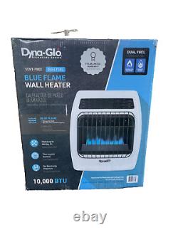 Dyna-Glo Blue Flame Vent Free Wall Heater 10000 BTU Propane Natural Gas Dual