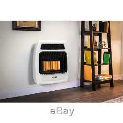 Dyna-Glo Gas Wall Heater 18,000 BTU Vent Free Unvented Thermostat Control Knob