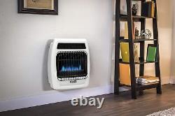 Dyna-Glo Natural Gas Blue Flame Thermostatic Vent Free Wall Heater, White