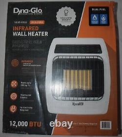Dyna-Glo Signature Series Infrared Dual Fuel Vent Free Wall Heater 12,000 BTU