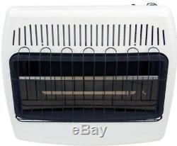 Dyna-Glo Wall Heater Blue Flame Vent Free Natural Gas 30,000 BTU Variable Power