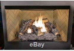 Emberglow Vent Free Dual Fuel Natural Gas Liquid Propane Fireplace Logs Log Set