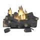 Emberglow Vent-free Natural Gas Fireplace Logs With Remote 24 In