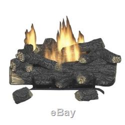 Emberglow Vent-Free Natural Gas Fireplace Logs With Remote Fire NEW BEST Control