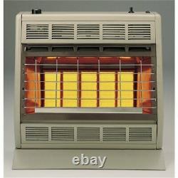 Empire 30,000 BTU SR-30T-N Vent-Free Infrared Gas Heater Thermostat Control NG