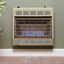 Empire BF20N 20,000 BTU Blue Flame Vent-Free Natural Gas Heater with Thermostat NG