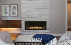Empire Boulevard 36 inch Vent-Free Linear Gas Fireplace VFLB36FP with options