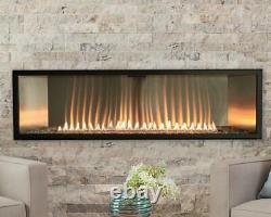 Empire Boulevard 48 Vent-Free Linear Fireplace VFLB48FP90 with Thermostat Remote