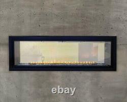 Empire Boulevard 48 Vent-Free Linear See Thru Gas Fireplace VFLB48SP90N Open Bo