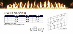 Empire Boulevard 48 Vent-Free Linear See Thru Gas Fireplace VFLB48SP90 Remote