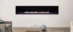 Empire Boulevard 72 Vent Free Contemporary Gas Fireplace with Remote