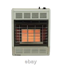 Empire Infrared Vent Free Heater Natural Gas 18000 BTU, Thermostatic Control