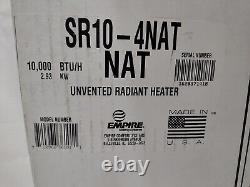 Empire SR10-4NAT Infrared Heater Natural Gas 10000 BTU Manual Control