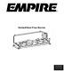 Empire Vent-free Slope Glaze Burner, With Remote, Variable Flame, 18 Natural Gas