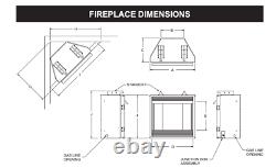 Empire White Mountain Vail Vent Free Fireplace Premium 32 Thermostat Natural Gas