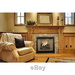 Fireplace Logs 18 in. Vent Free Natural Gas Thermostatic Control 50000 BTU