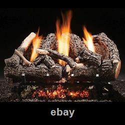 Fireside America Heritage Char Vent Free 18 Gas Logs with Manual Valve NG
