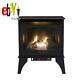 Freestanding Dual Fuel Stove Heater 20000 Btu Vent Free Natural Gas Lp Fireplace