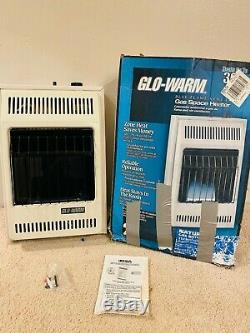 GLO WARM Blue Flame Vent Free Natural Gas Space Heater