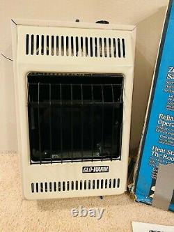 GLO WARM Blue Flame Vent Free Natural Gas Space Heater