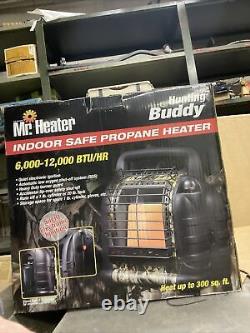 Gas Heater Mr. Heater MH12HB Hunting Buddy Portable Propane 6000 to 12000 BTU