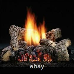 Hargrove Manufacturing 26 Inch Highland Glow Vent-free Log Set Natural Gas
