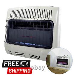 Heater 30000 BTU Vent Free Blue Flame Natural Gas Heater For Use Natural Gas