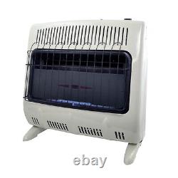 Heater 30000 BTU Vent Free Blue Flame Natural Gas Heater For Use Natural Gas