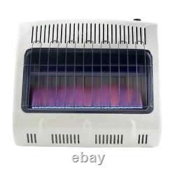 Heater 30000 BTU Vent Free Blue Flame Natural Gas Heating Thermostat New