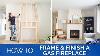 Install A Gas Fireplace Framing U0026 Finishing Pt 2 Diy Living Room Remodel