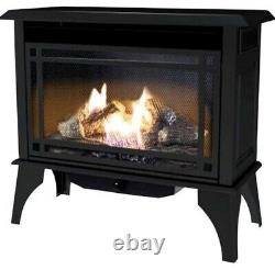 Intermediate vent free gas stove (fire place)