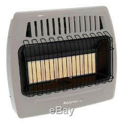 Kozy World KWN521 30,000 Btu 5 Plaque Natural Gas Infrared Vent Free Wall Heater