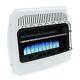 Liquid Propane Gas Wall Heater 30000 Btu Vent Free Thermostat Blue Flame Indoor