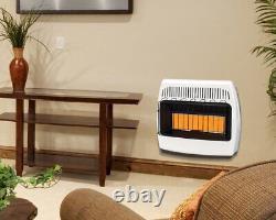 Liquid Propane Infrared Vent Free Wall Heater Home Cabin Durable 30,000 BTU
