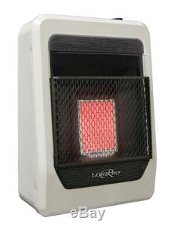 Lost River Dual Fuel Ventless Gas Heater, Infrared Plaque, Vent Free -10,000BTU