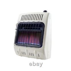 MR HEATER 10,000 BTU Vent Free Blue Flame Natural Gas Heater WHITE