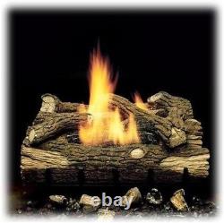 Monessen Gas Logs 18 Inch Mountain Oak Vent Free Natural Gas Log Set with Manual