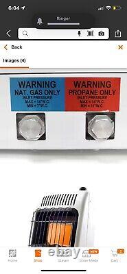 Mr Heater 10000 Btu Vent Free Radiant Propane Heater White NEW IN BOX