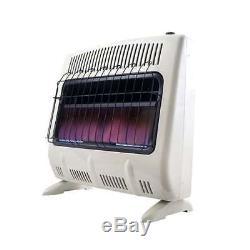 Mr Heater 30000 BTU Blue Flame Natural Gas Indoor Heater (Open Box)