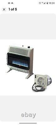 Mr. Heater 30000 BTU Vent Free Blue Flame Natural Gas Heater With Blower