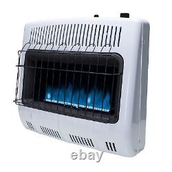 Mr. Heater 30000 BTU Vent Free Blue Flame Natural Gas Heater with Blower
